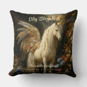 Coussin Vintage magique Fairytale Pegasus Nursery Fairy (Recto)