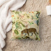 Coussin Vintage Moderne Fleur Tiger Jungle Tropical (Couverture)