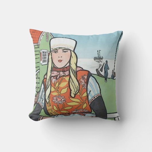 Coussin Vintage Néerlandaise (Recto)