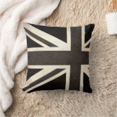 coussin Vintage noir et blanc Union Jack (Couverture)