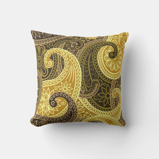 Coussin Vintage Paisley (Recto)