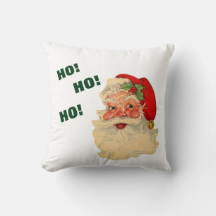 Coussin Vintage Père Noël Ho ! Ho ! Ho !