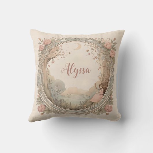 Coussin Vintage Rapunzel Fairytale (Verso)