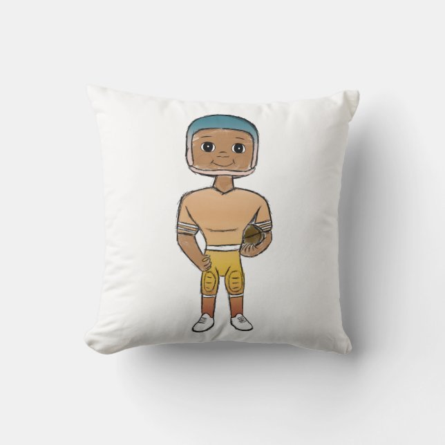 Coussin vintage retro rainbow player ombre (Recto)