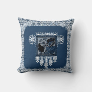 coussin vintage romantique