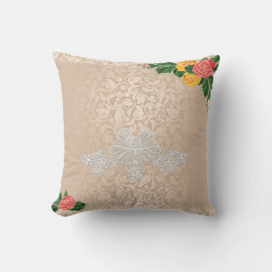 coussin vintage romantique
