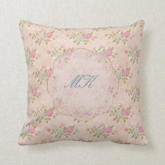 Coussin Vintage rose Floral