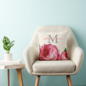 COUSSIN vintage ROSE FLORAL MONOGRAMME (Chaise)