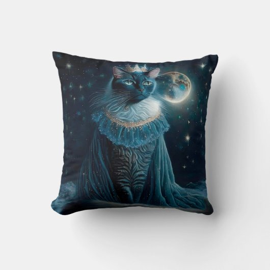 Coussin Vintage Royal Cats (Recto)