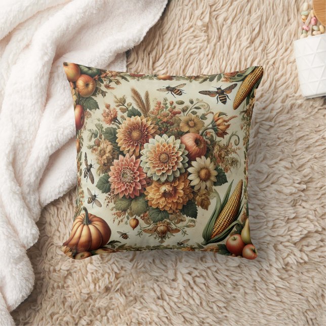 Coussin Vintage Rustique Ferme Automne Pays d'automne (Couverture)