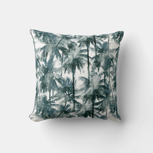 Coussin vintage Tropical Palm Tree (Recto)