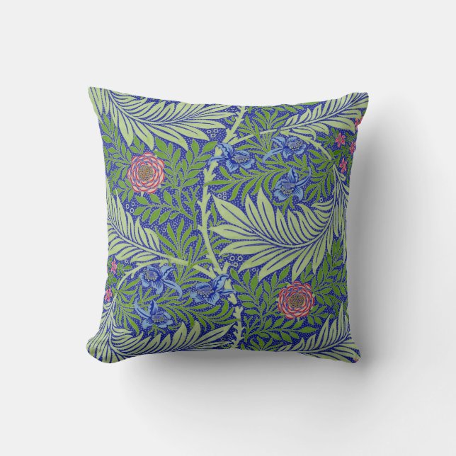 Coussin Vintage William Morris Ferns et Fleurs (Recto)