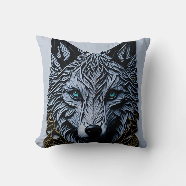 Coussin vintage wolf 2 (Recto)