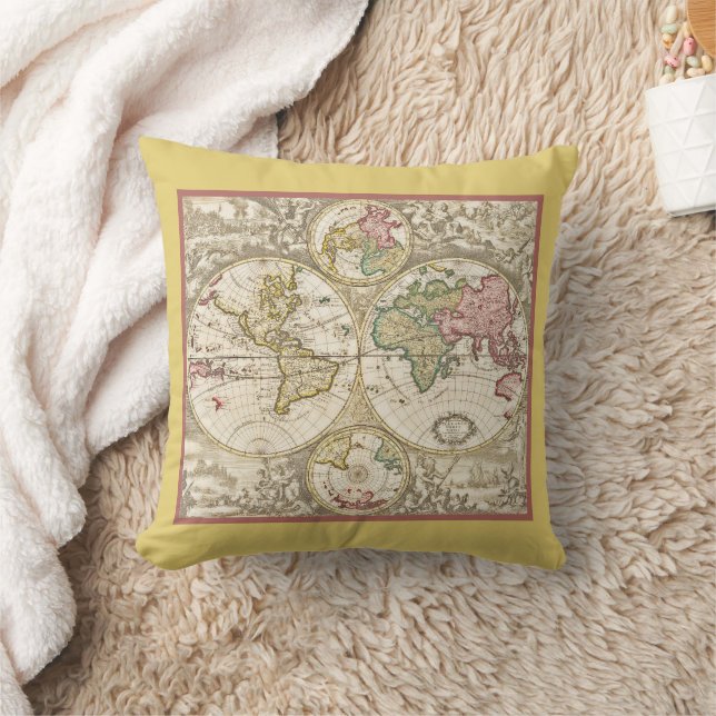 COUSSIN VINTAGE WORLD MAP (Couverture)