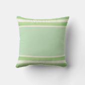 Coussin Vintages Jouer avec souris vert et blanc (Verso)