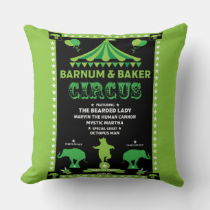 Coussin Vintages originaux inspirés Cirque