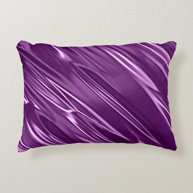Coussin violet "12 x 16". (Devant)