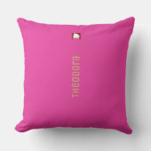 Coussin Violet floral de printemps de fille (Recto)