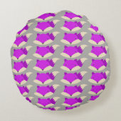Coussin violet Fox (Dos)