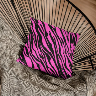 Coussin violet Zebra Glittery Motif