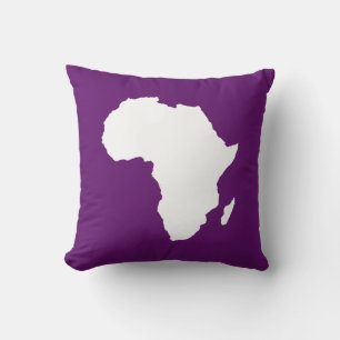 Coussin Violette africaine Audacious Africa