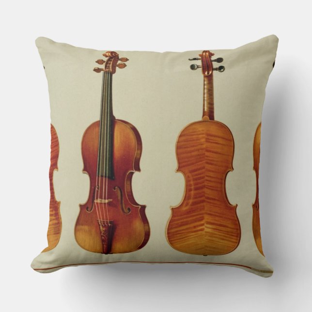 Coussin Violons (LtoR) : le "Alard" par Antonio (Recto)