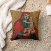 Coussin Virgin Mary and Jesus Child by Jan Rombauer (Couverture)