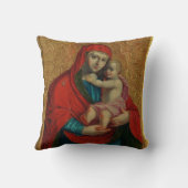 Coussin Virgin Mary and Jesus Child by Jan Rombauer (Verso)