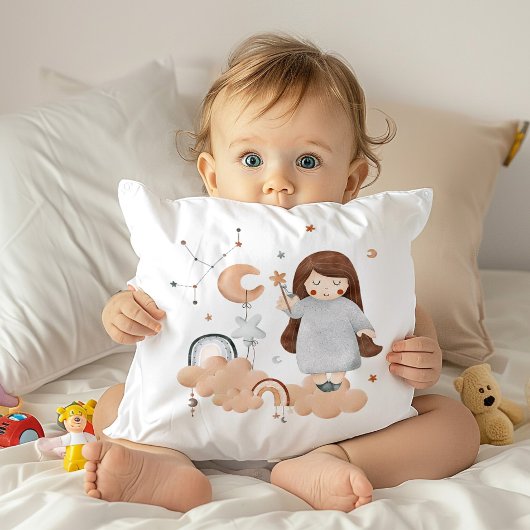 Coussin Virgo Baby - Zodiac Sign Nursery personnalisable