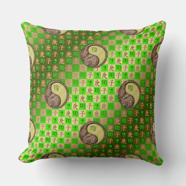 Coussin Virgo & Metal Rat (Recto)