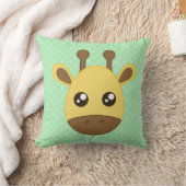 Coussin Visage de girafe de bébé (Couverture)