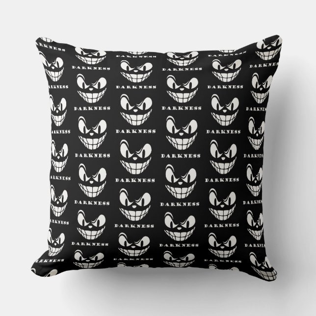 Coussin visage de monstre de ténèbres (Recto)