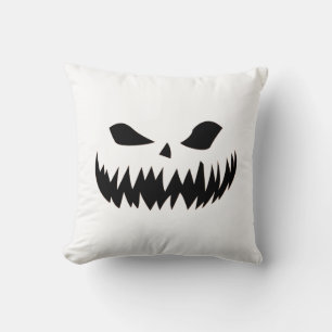 Coussin Visage de monstre effrayant d'Halloween