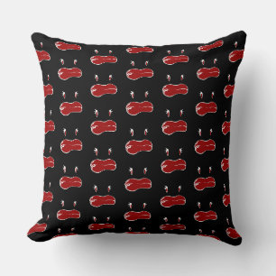 Coussin Visage de monstre femme mignonne