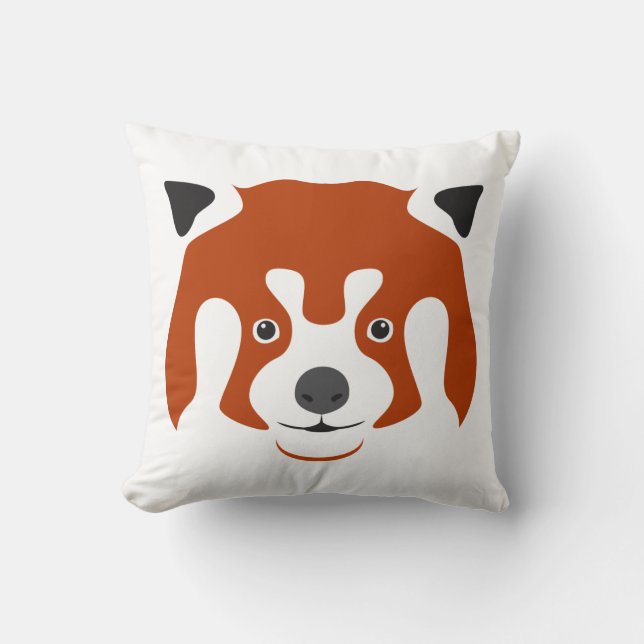 COUSSIN VISAGE DE PANDA ROUX (Recto)