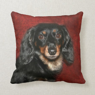 Coussin Visage de teckel