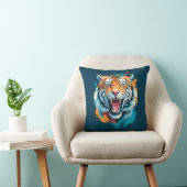 Coussin Visage de tigre torride (Chaise)