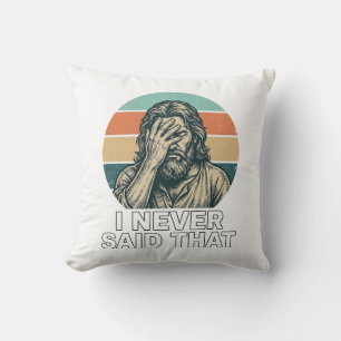 Coussin Visage drôle Facepalm Gravure vintage Citation Des