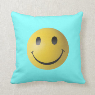 Coussin Visage jaune
