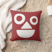 Coussin Visage ludique minimum drôle (Couverture)