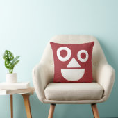 Coussin Visage ludique minimum drôle (Chaise)