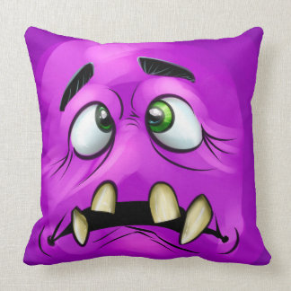 Coussin Visage pourpre du monstre