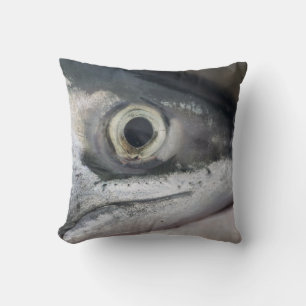 Coussin Visage Saumon argenté