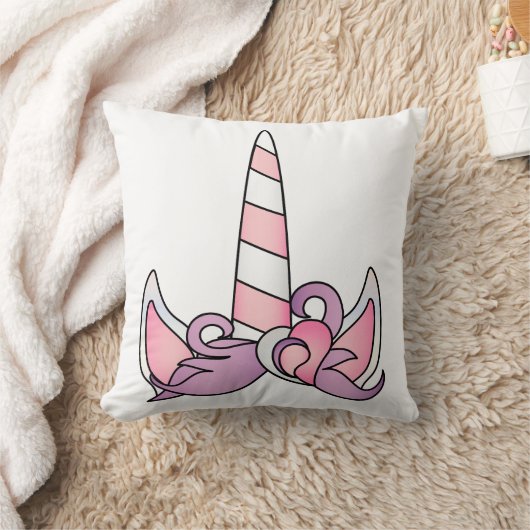 Coussin Visage Unicorne personnalisé avec poney (Couverture)