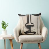 Coussin visages - visages (Chaise)