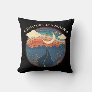 Coussin Viser l'horizon voyage nature roadtrip