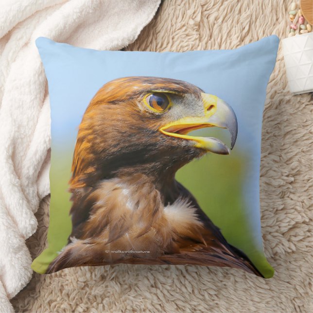 Coussin Vision d'un bel aigle d'or jeune (Couverture)