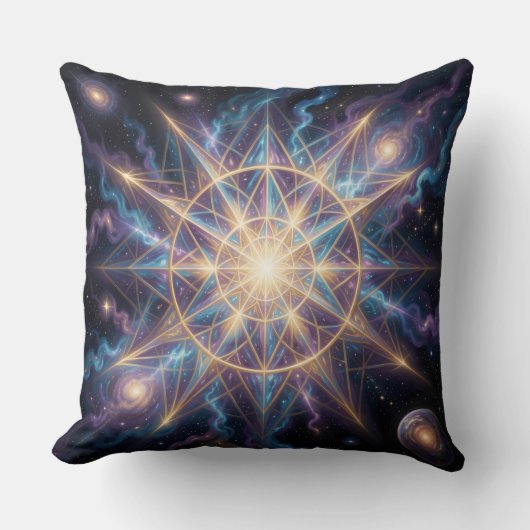 Coussin Vision Éthérée – Au-delà de la Réalité.66 (Recto)