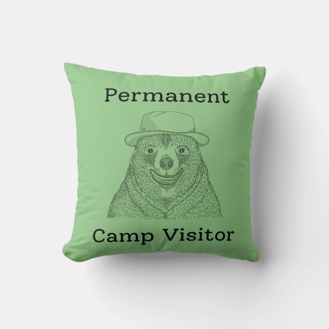 Coussin Visiteur permanent (Recto)