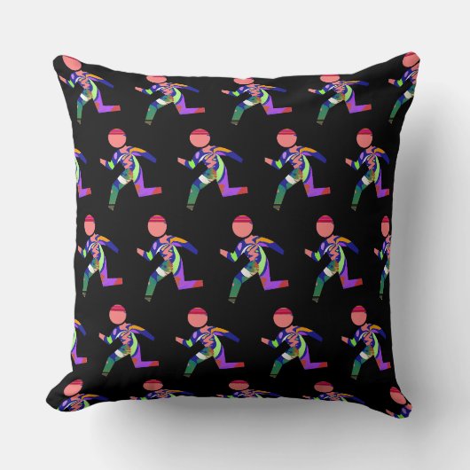 Coussin Vite Vite Noir (Recto)